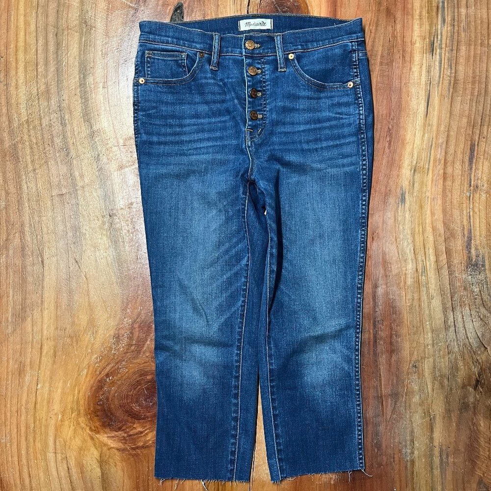 Madewell Women's Jeans 29 10” High-Rise Skinny Crop Button Front Style #K7520 P3